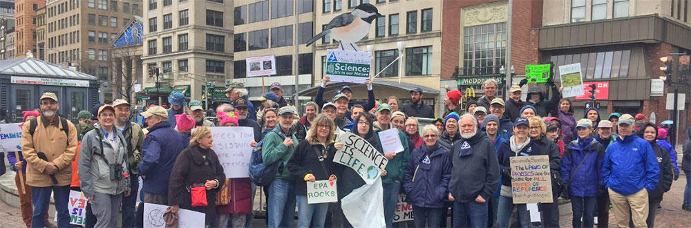 Mass Audubon at the March for Science Boston