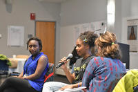 Participant discussion at a Climate Café