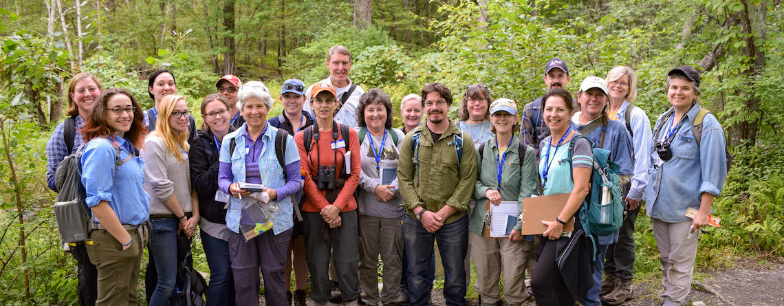 Group of adults that were in the Field Naturalist program