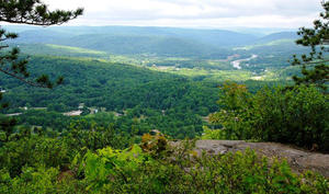 The view from the ledges