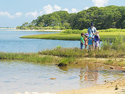 Felix Neck campers on coast