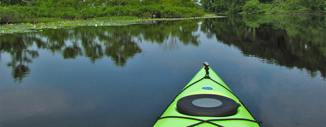 Kayaking POV from the water