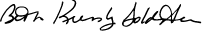 Beth Kressley Goldstein signature