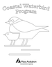Coastal Waterbird Program coloring page