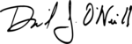 David J. O'Neill signature