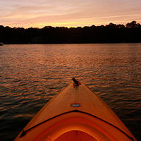 Kayak at sunset © Mary O'Sullivan