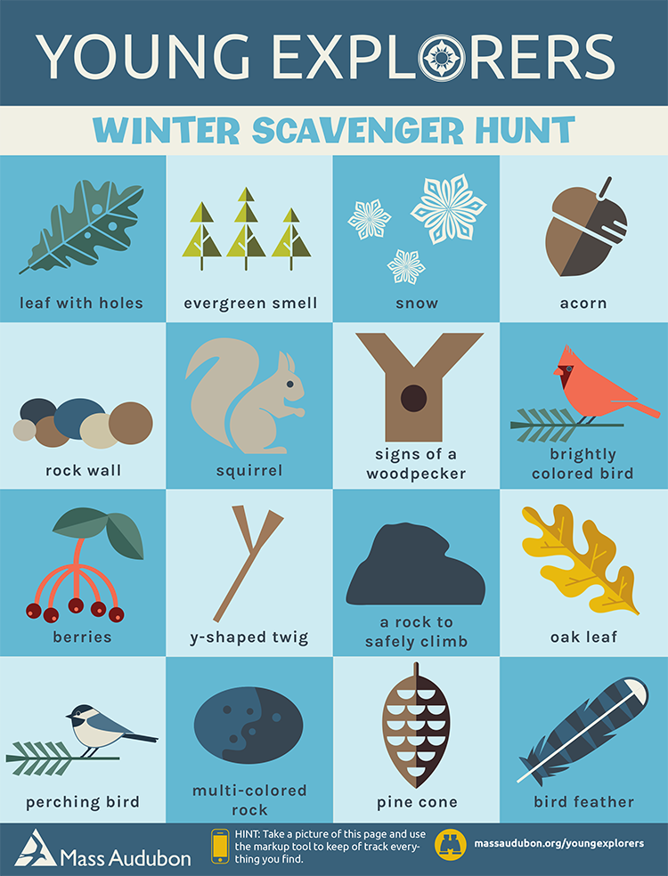 Young Explorers - Winter Scavenger Hunt