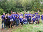 Vertex volunteers at Mass Audubon Habitat Education Center
