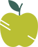 Icon of a green apple