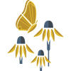 Monarch with Coneflowers icon