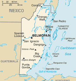 Belize Map