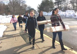 New Bedford Voc Tech students helping rebuild platforms