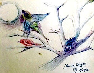 Art House artwork "Birds" © Marisa Douglas