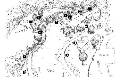 Universally Accessible Trail Map Arcadia Wildlife Sanctuary