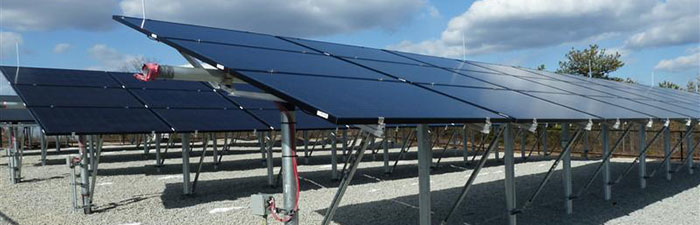 solar arrays at Mass Audubon Blue Hills Trailside Museum