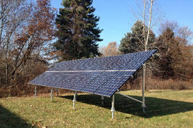 BNC ground-mounted PV array