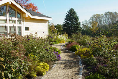 Butterfly garden accessible path