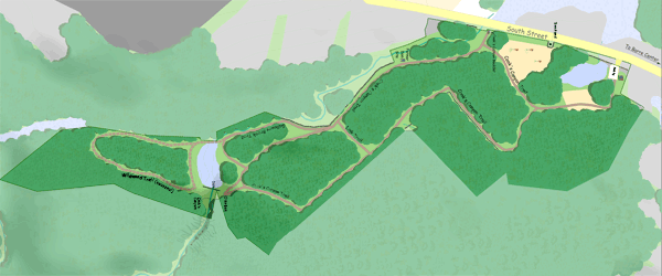 Cook's Canyon Wildlife Sanctuary Trail Map