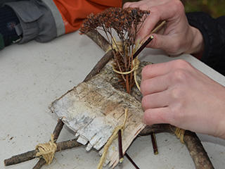 Craft making at Drumlin Farm Wildlife Sanctuary