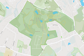 Drumlin Farm's interactive trail map