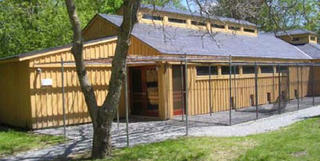 The poultry house at Drumlin Farm Wildlife Sanctuary