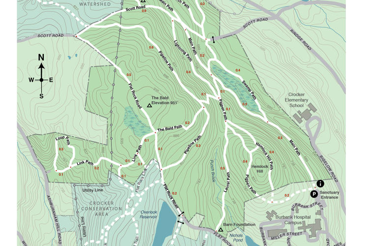 Flat Rock trail map preview