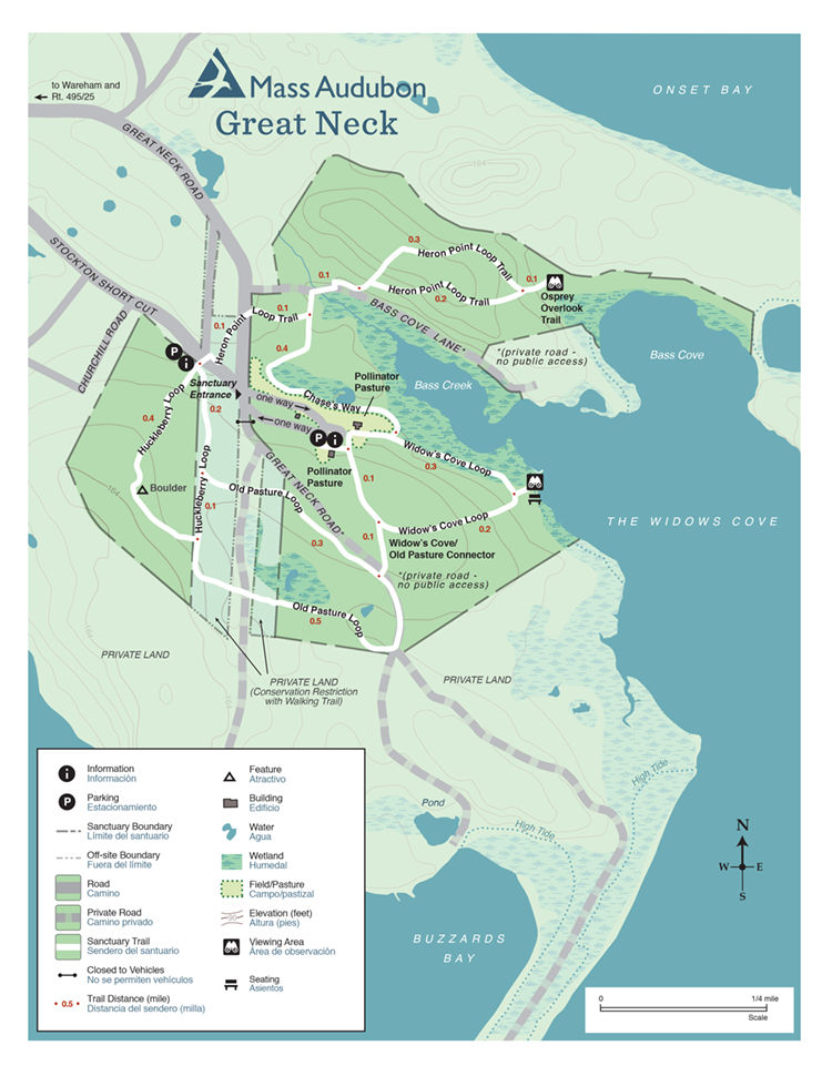 Great Neck trail map - updated for 2022 750