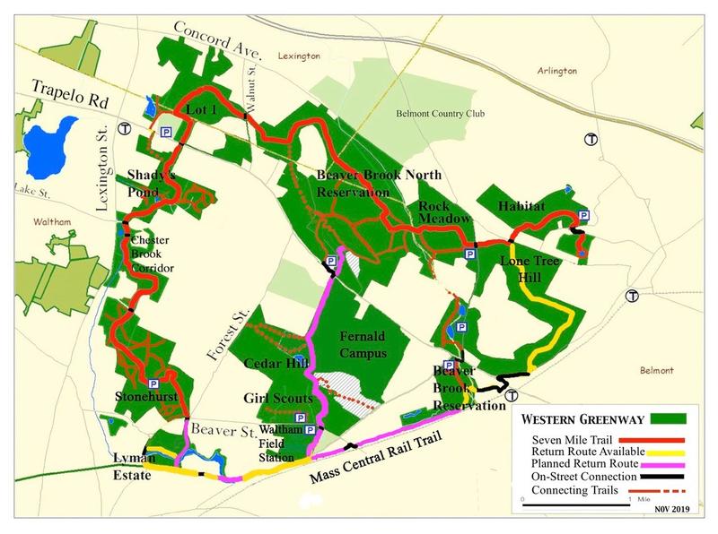 Western Greenway Project Map (November 2019)