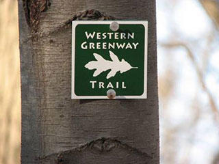 Western Greenway Trail Sign