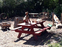Nature Play area at Ipswich River Wildlife Sanctuary