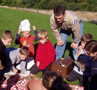 Schoolgroup at Ipswich River Wildlife Sanctuary