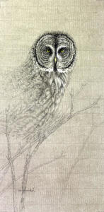 Concentrate by Cary Hunkel, watercolor and graphite, 2005, Woodson Art Museum Collection