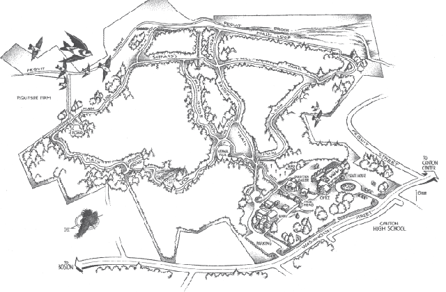 Museum of American Bird Art Trail Map