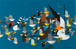 Mystery of the Missing Migrants, Charley Harper, 1992