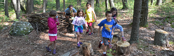 Nature play area at MABA