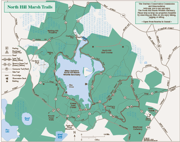 North Hill Marsh Trail Map