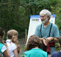 Children's group program at Oak Knoll Wildlife Sanctuary
