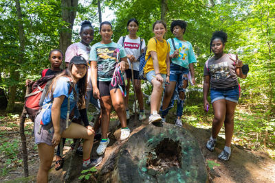 Campers at Forest Park in Springfield