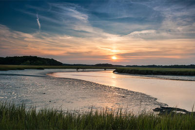 Sunset at Rough Meadows Wildlife Sanctuary © Paul Mozell 