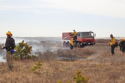 Prescribed burn to manage habitat
