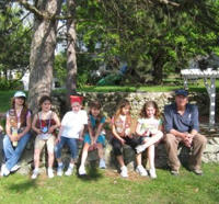 Girl Scout group at Stony Brook Wildlife Sanctuary