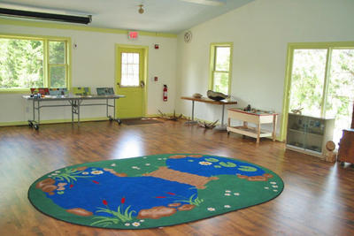 Interior view of Stony Brook's large Program Room