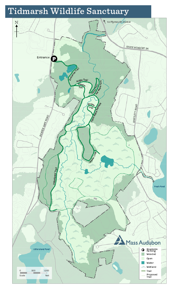 Tidmarsh trail map