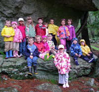 Birthday party at Wachusett Meadow Wildlife Sanctuary