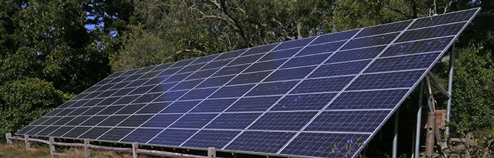 42kW solar array at Wellfleet Bay Wildlife Sanctuary