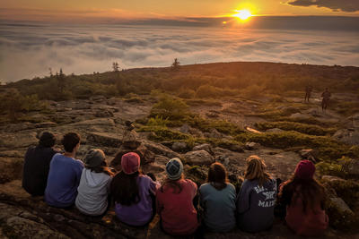 2019 Wildwood Teen Adventure Trip - Cadillac Mountain Sunset