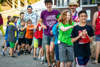 Conga Line Dance Party at Wildwood Overnight Camp