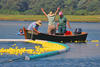 Cheering at the Duck Derby © Kathy Bartels