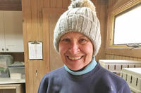 Willa Rapp is Drumlin Farm's "Volunteer of the Year" for 2020