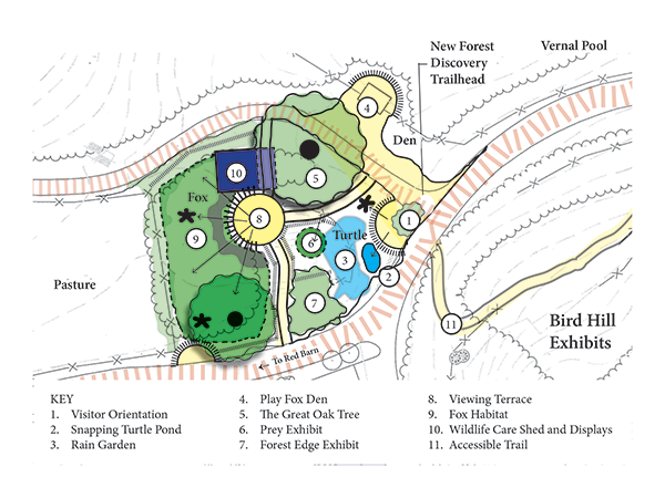 Wildlife Explorations Exhibit Map 